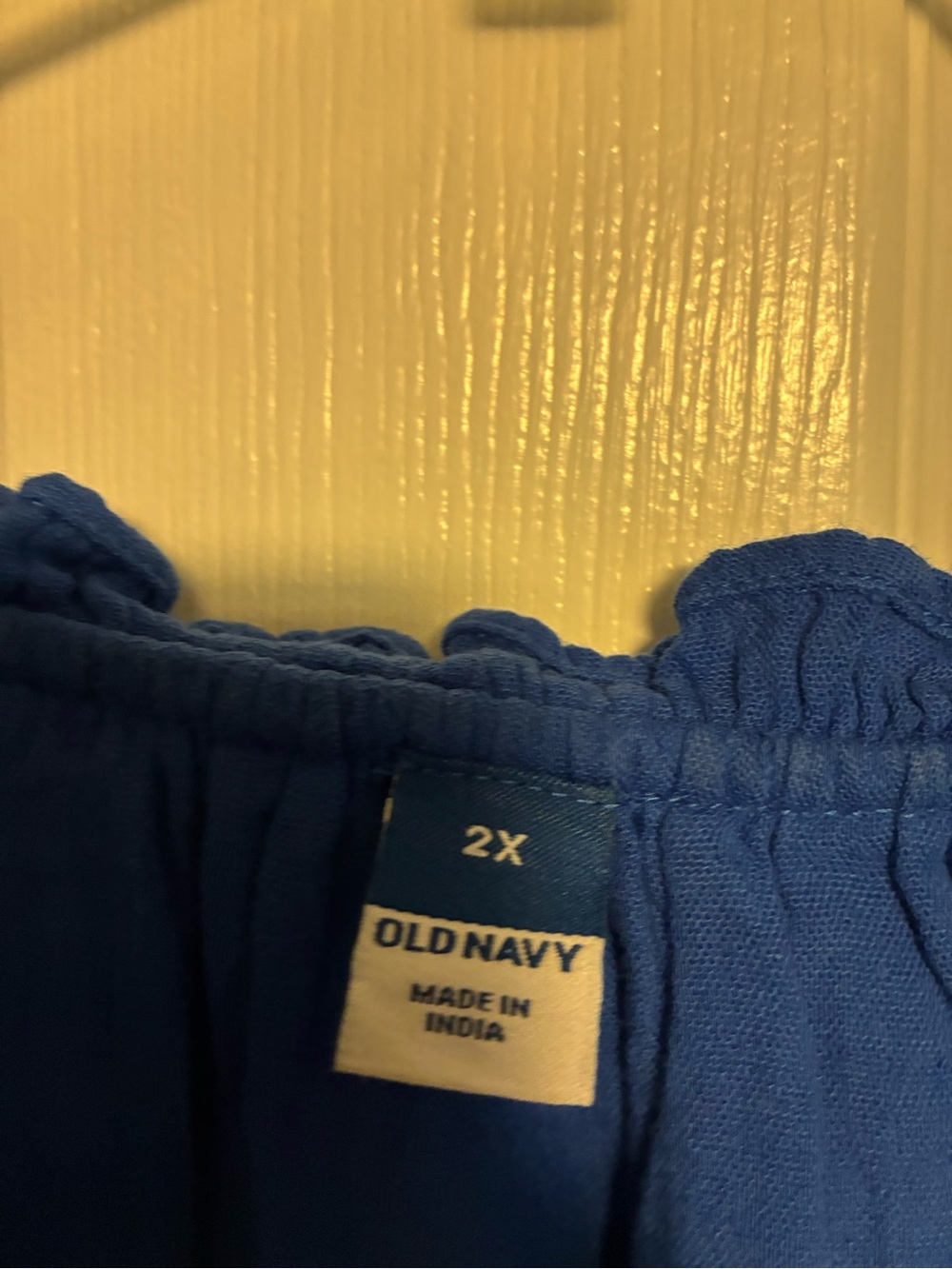 Old Navy Royal Blue V-Neck Short Sleeve Tunic - Picture 2 of 2